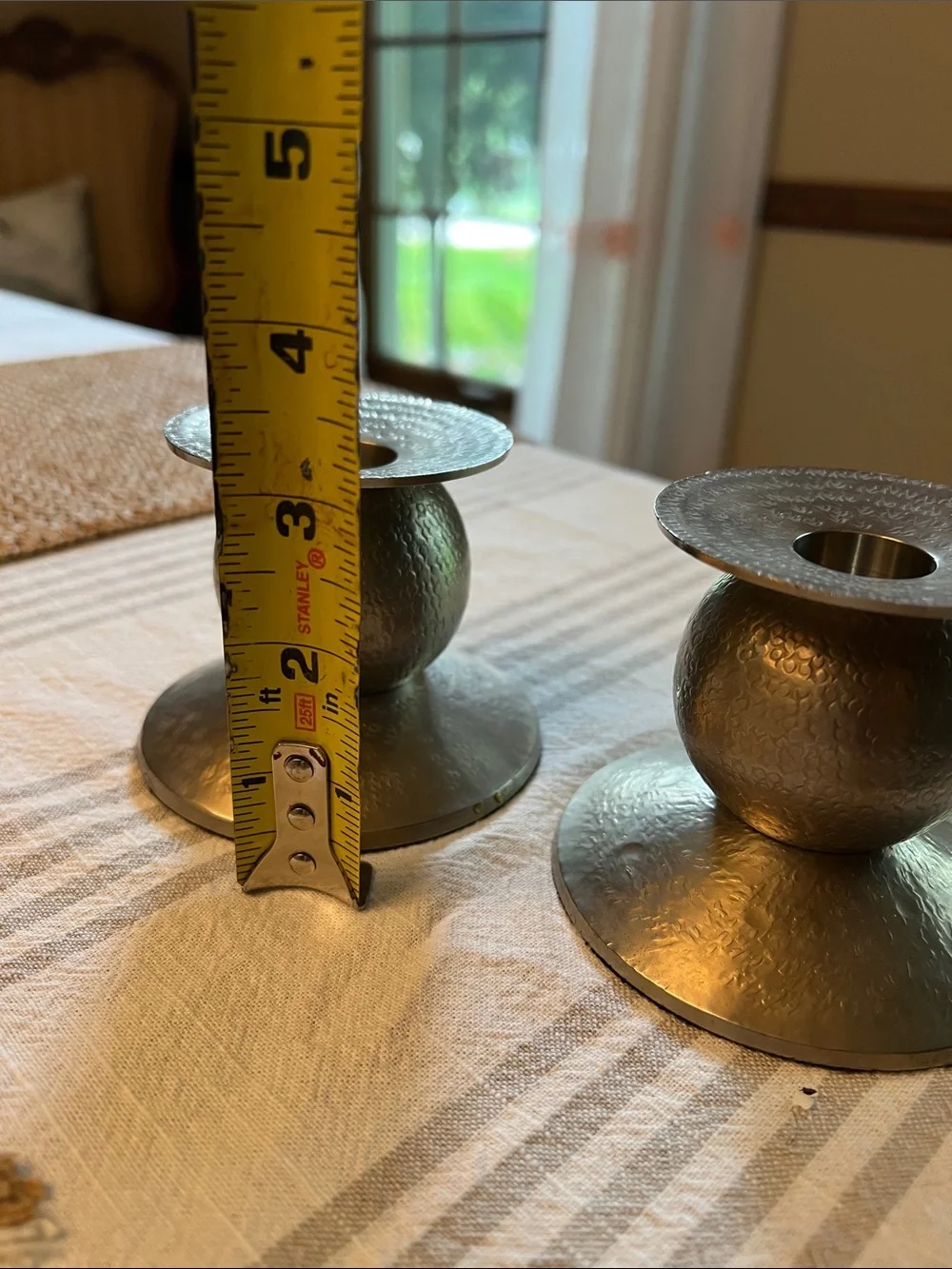 N/A hammered candle